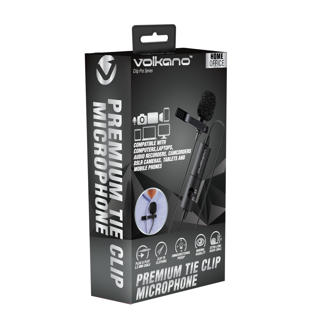 Volkano Clip Pro Series 3.5mm Microphone