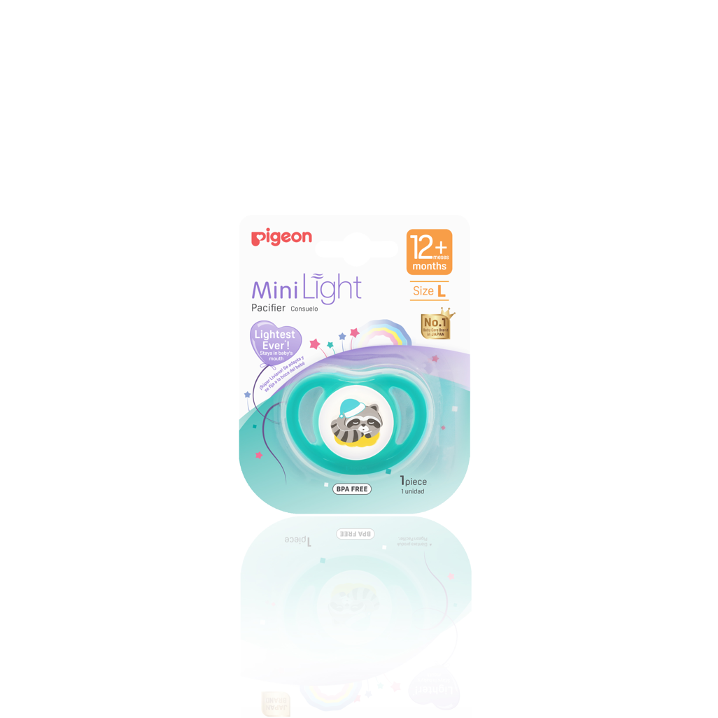 Pigeon - Minilight Pacifiers (1 Pc) - L Raccoon
