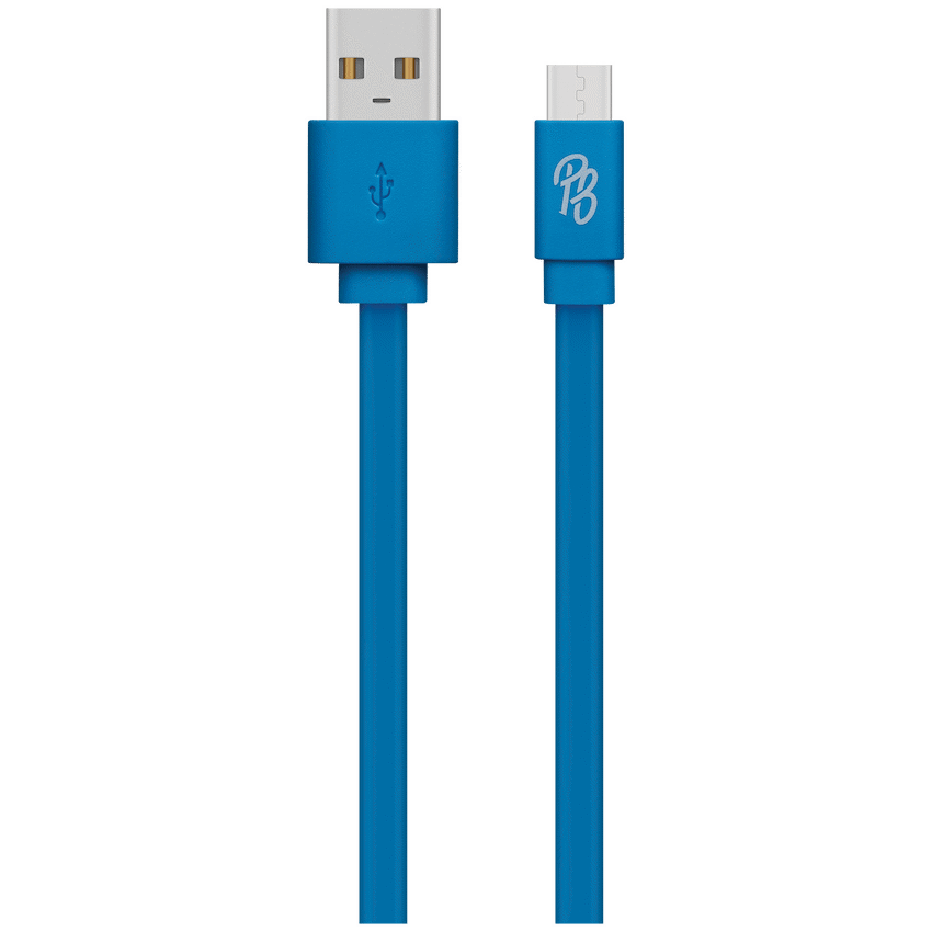 Pro Bass Energize Series Packaged Micro USB Cable - Blue 1.2m - image 3