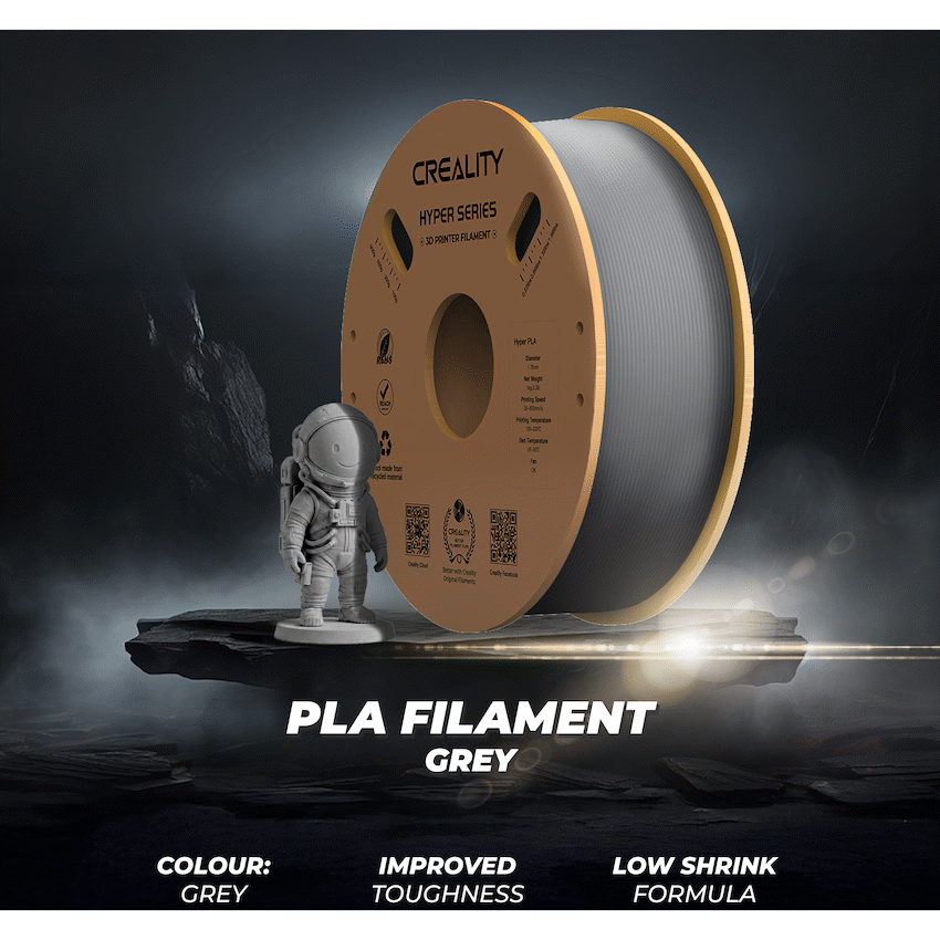 Creality Hyper PLA High-Speed Grey Filament 1kg - image 3