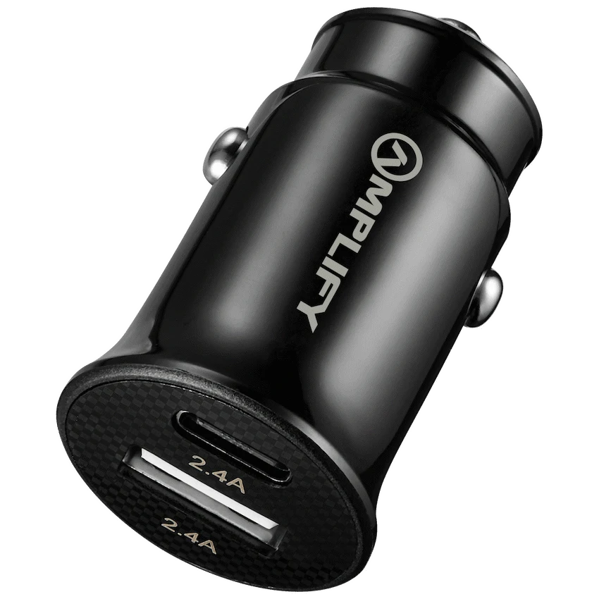 Amplify Voltix Series 12W Dual USB and USB-C Car Charger - image 3