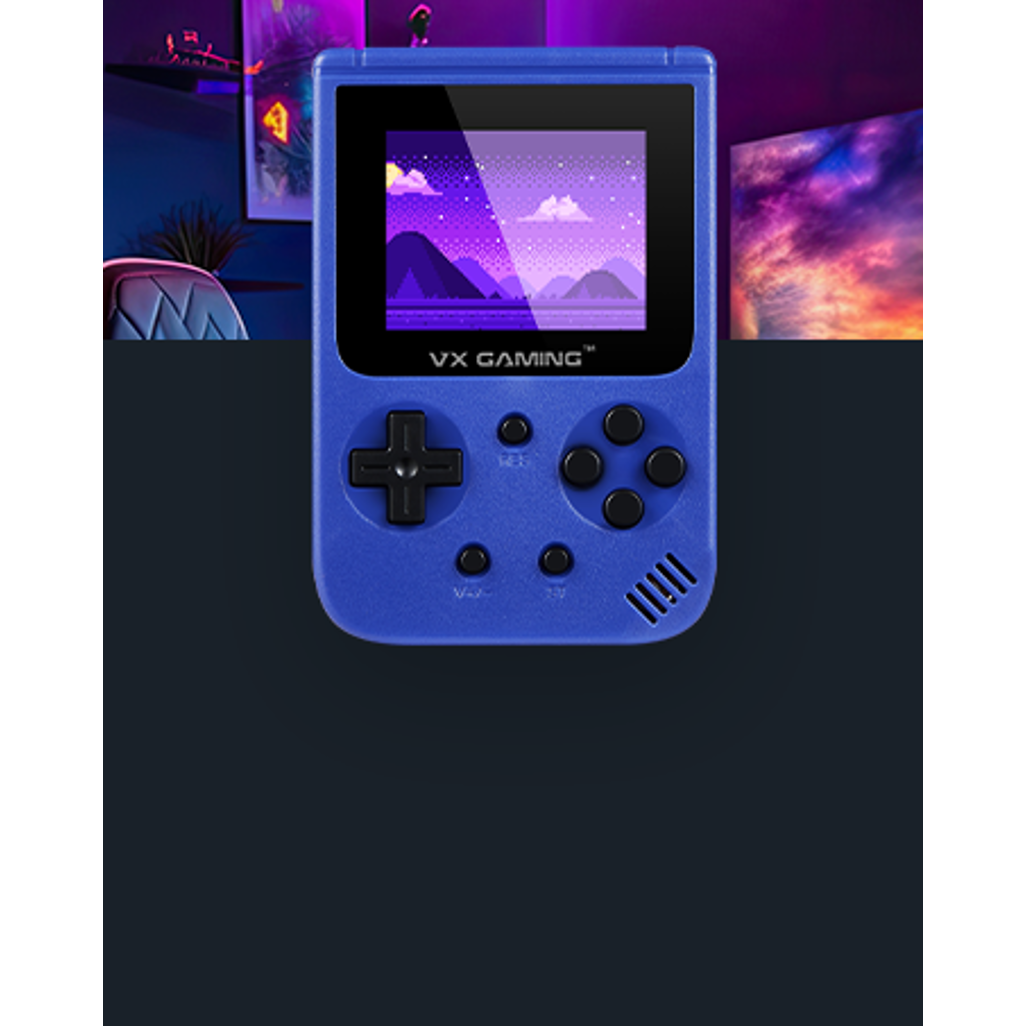 VX Gaming Retro2.0 Series Arcade Gaming Machine 500-in-1 Hand Held Gaming System