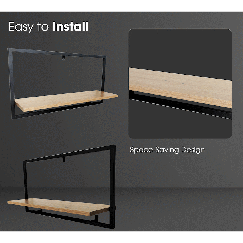 Everfurn Iris Floating Wall Shelf -Large - image 3