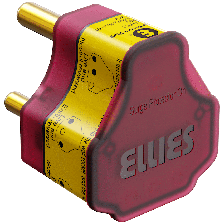 Ellies Re-wireable High Surge Plug Top - RD - image 3