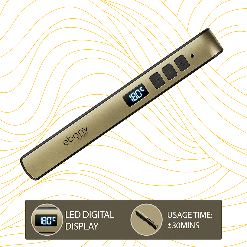 Carmen Ebony Rechargeable Hair Straightener - image 3