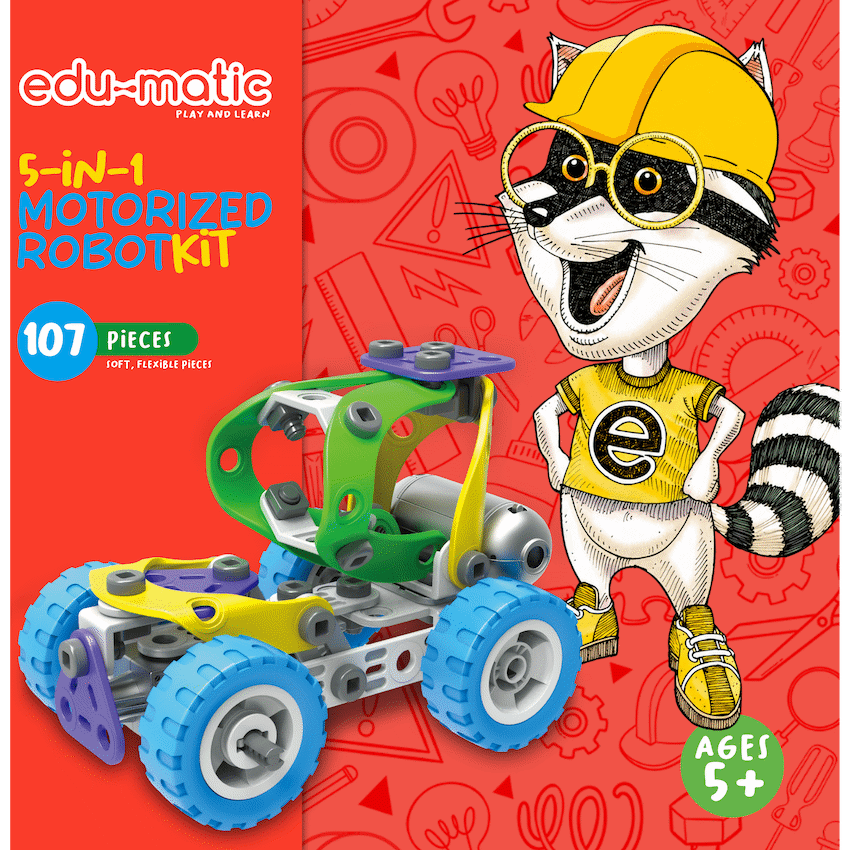 Edu-matic Flexi Build Robot Kit (107 pcs) - image 3