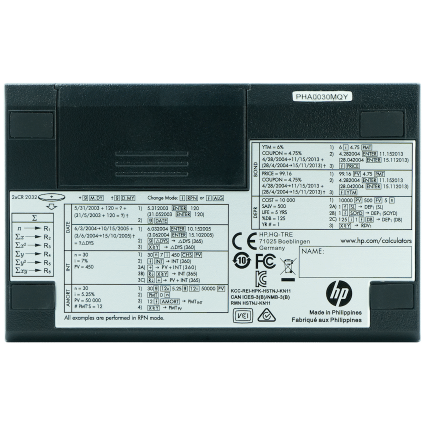 HP 12C Platinum Financial Calculator (Algebraic or RPN) - image 3