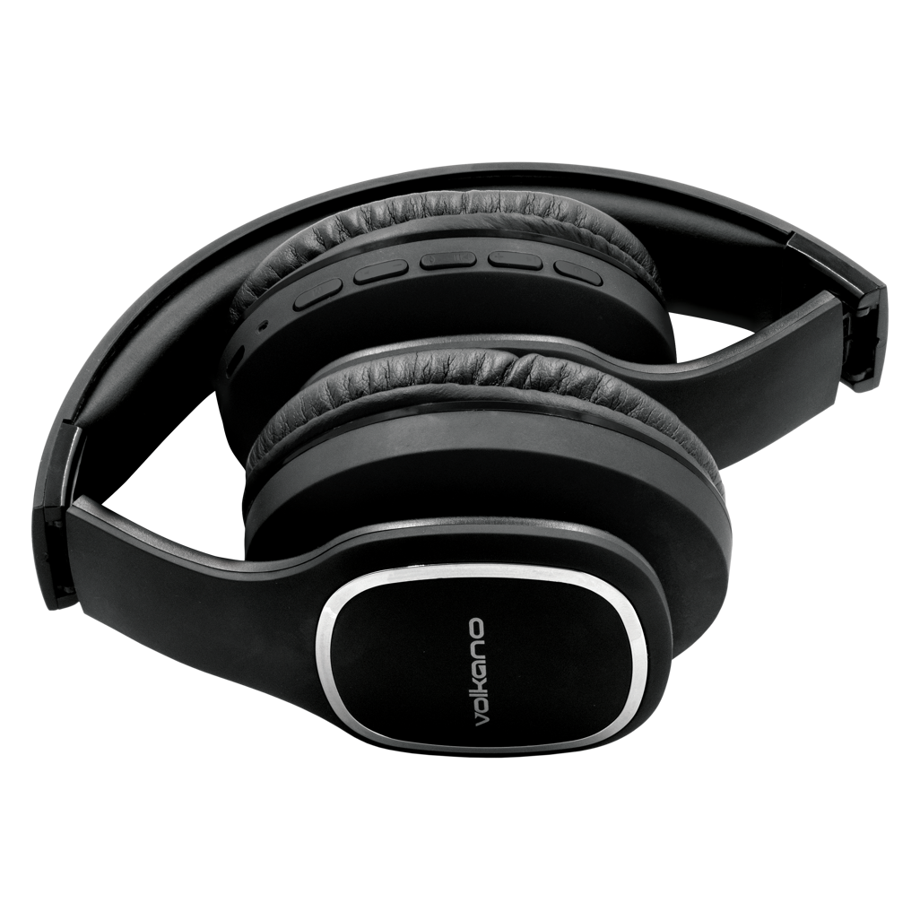 Volkano Phonic Series Bluetooth full size headphones - black