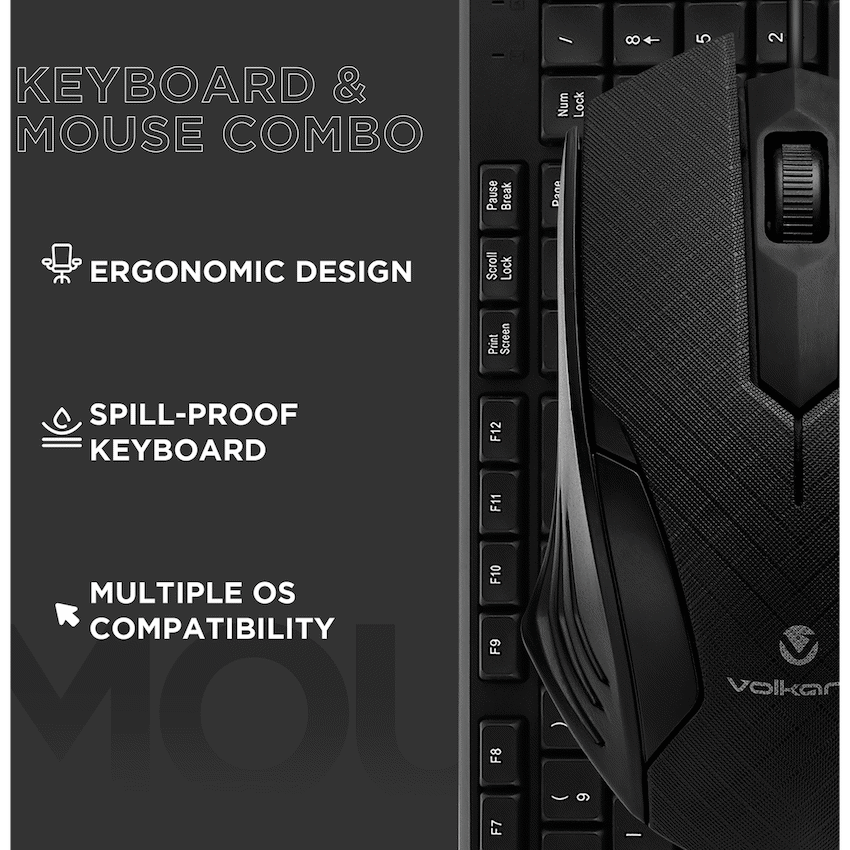 Volkano Krypton Wired Keyboard and Mouse Combo - image 3