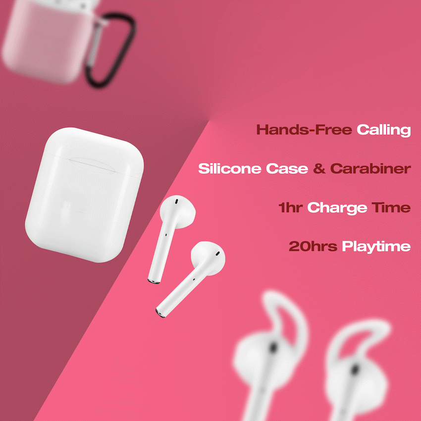 Amplify Buds Series True Wireless Earphones with Silicone Accessories - Pink - image 3
