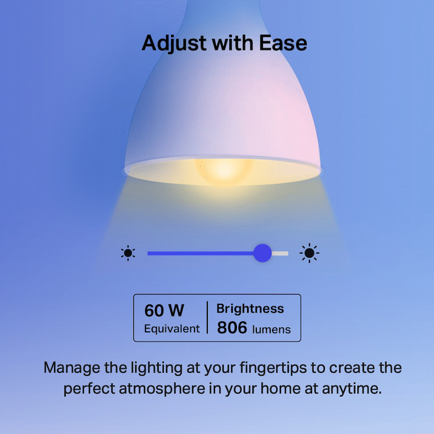 TP-Link Tapo L530E 9w Smart Wi-Fi Light Bulb, Multicolor, A60, E27 - image 3