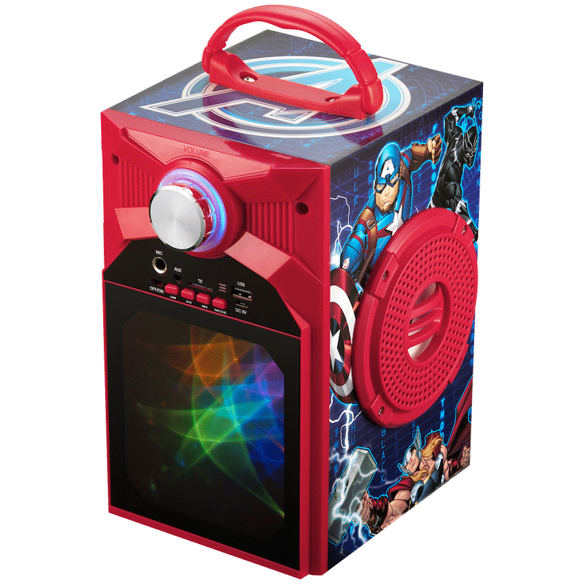 Marvel Avengers Galaxy LED Stars Karaoke Machine with Microphone - image 3
