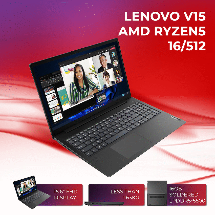 Lenovo Laptop V15 AMD Ryzen5 16/512 - image 3