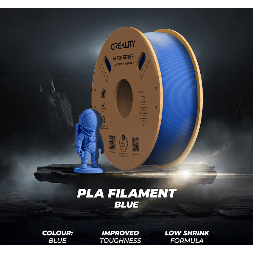Creality Hyper PLA High-Speed Blue Filament 1kg - image 3