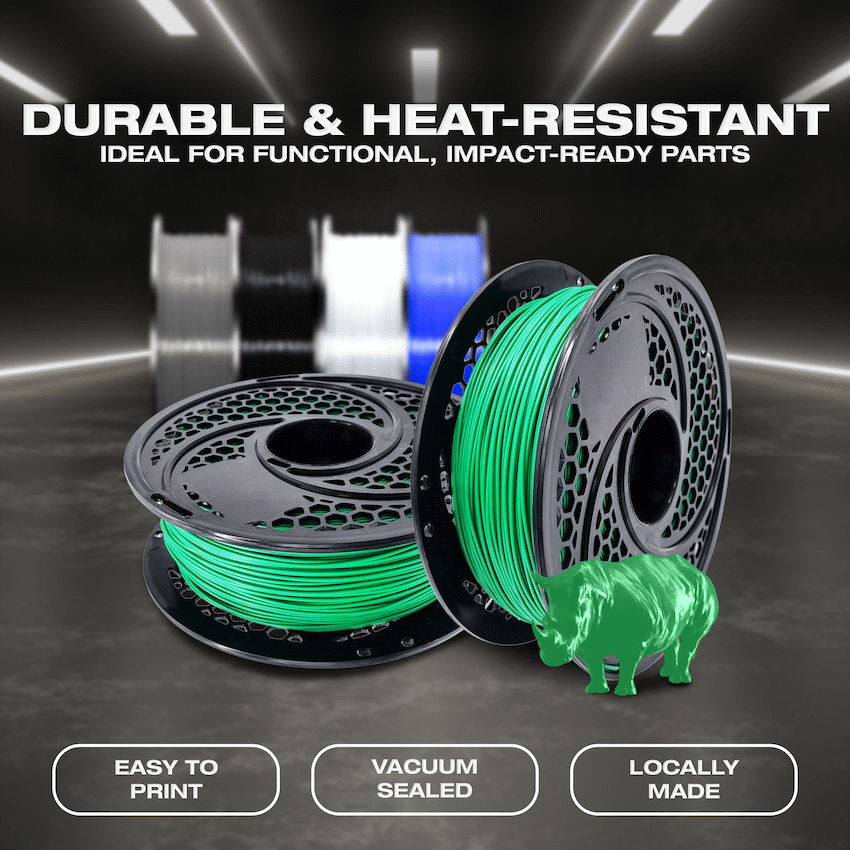 SA Filament ABS Premium Filament 1kg - Green - image 3