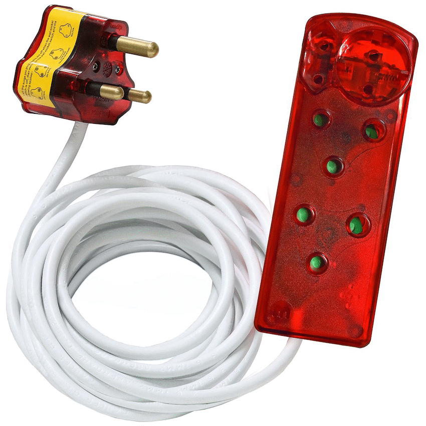 Ellies 4 Way High Surge Extension Lead - 3M - image 3