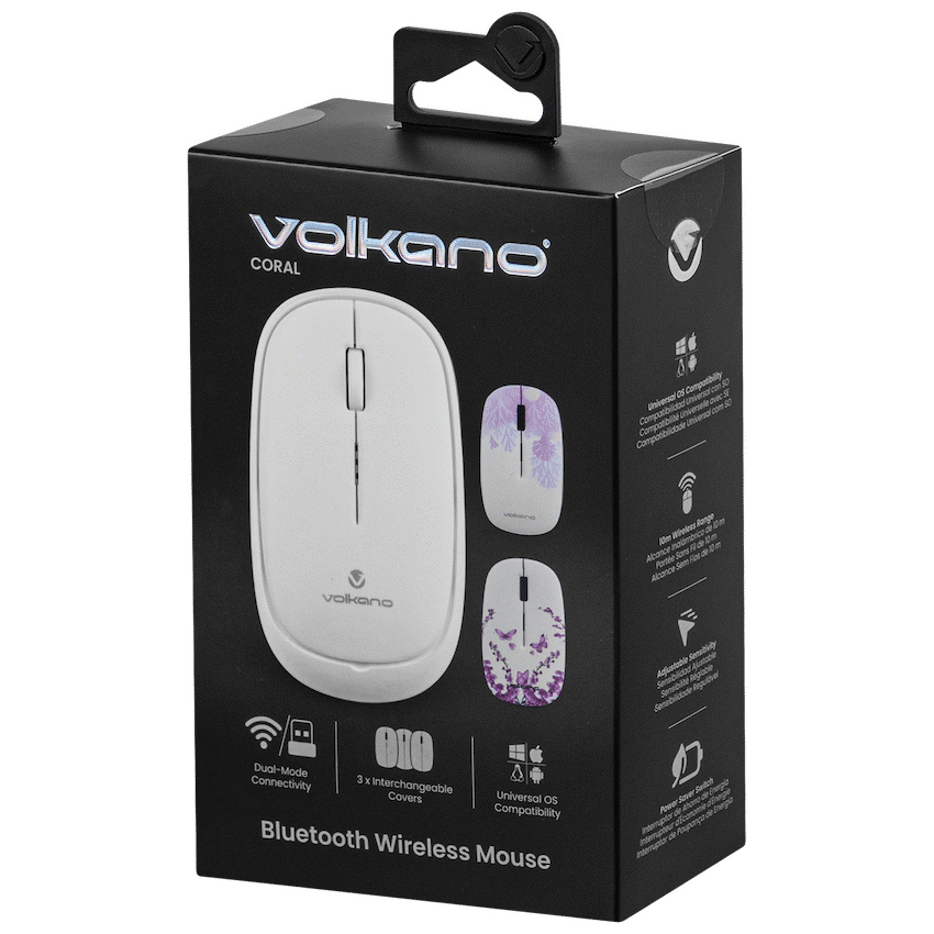 Volkano Coral series Bluetooth Wireless Mouse - White - image 3