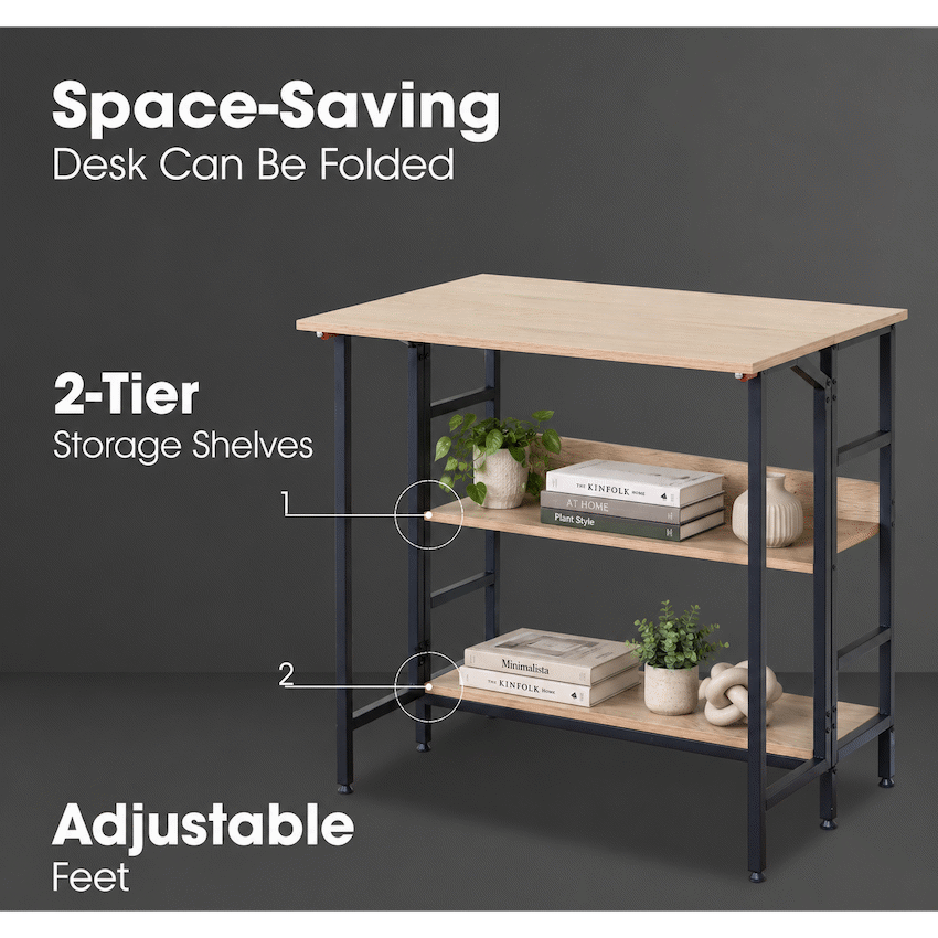 Everfurn Ester Foldable Desk - image 3