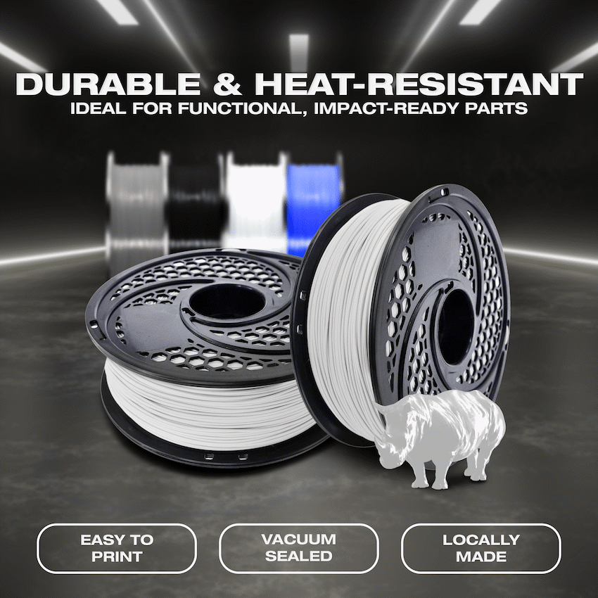 SA Filament ABS Premium Filament 1kg - Silver - image 3