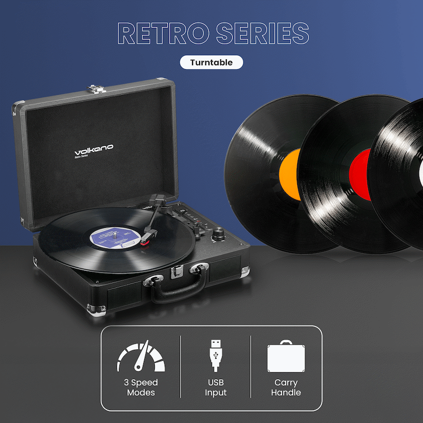 Volkano Retro Series Turntable - image 3