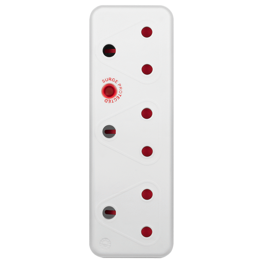 SWITCHED 3 Way Medium Surge 16A Adaptor - image 3