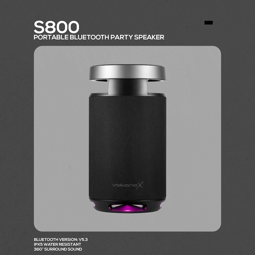 VolkanoX S800 Portable Bluetooth Party Speaker - image 3