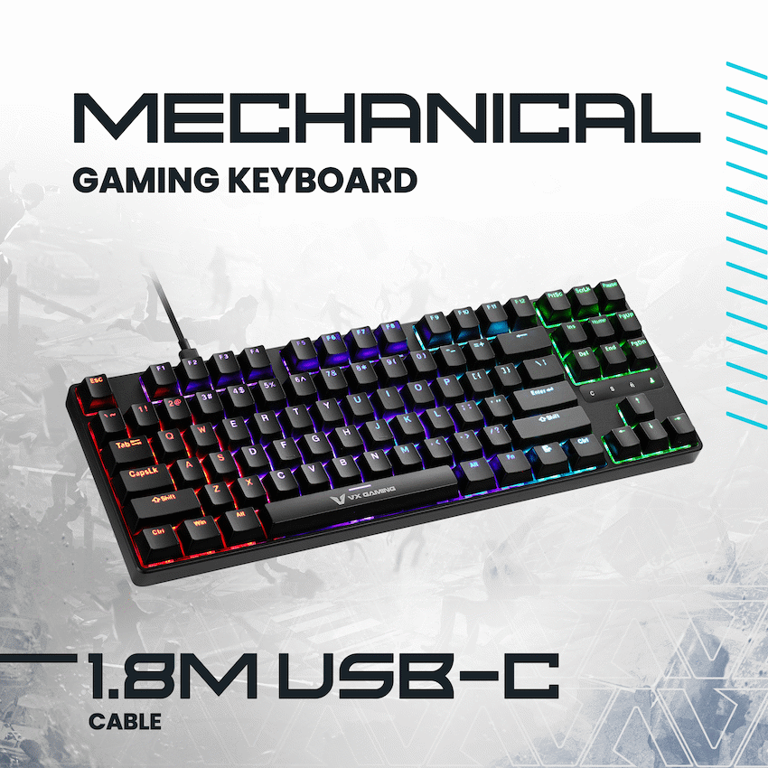 VX Gaming Hermes Series Mechanical Gaming Keyboard - image 3