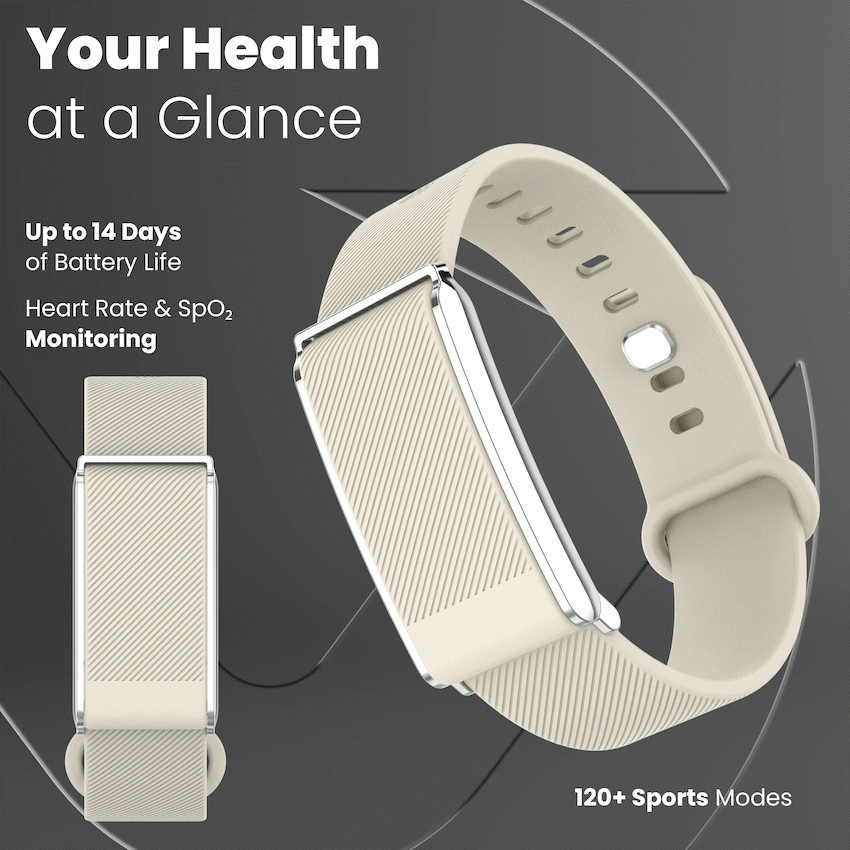 Volkano Vida Series Smart Band - Beige - image 3