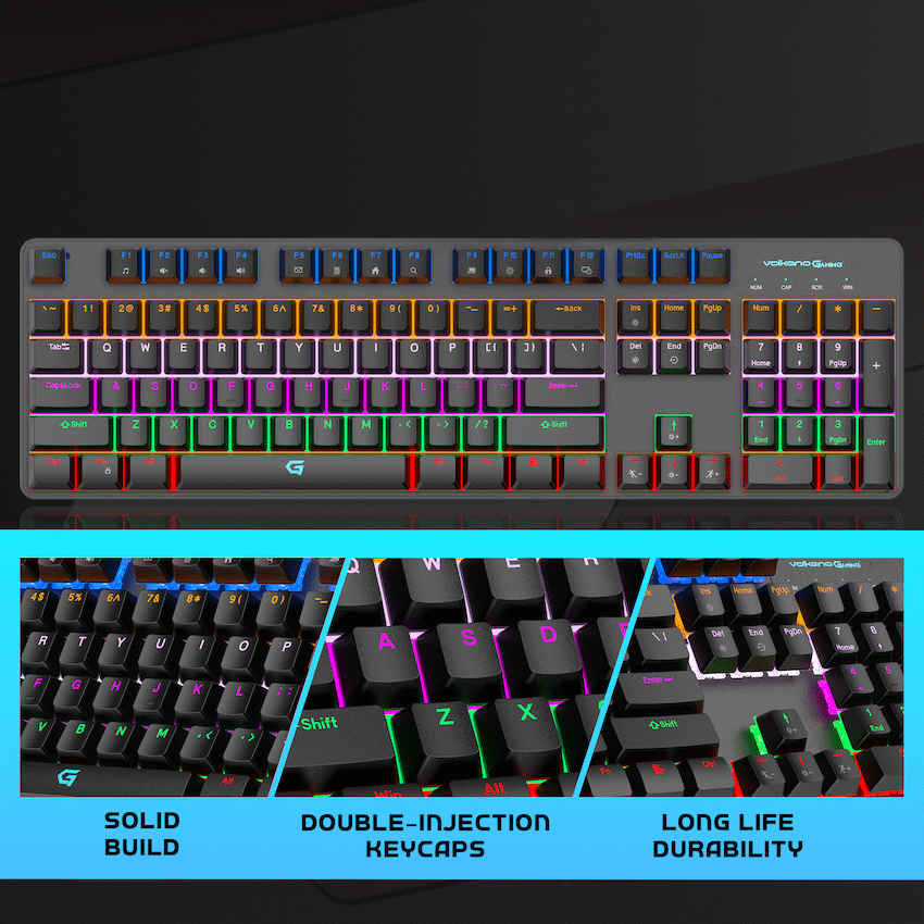 Volkano Gaming Phantom X1 Wired Mechanical keyboard with RGB lighting - image 3
