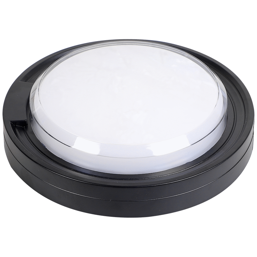 Ellies Cresent Series AC 24W Round LED Bulkhead - PC - BK - image 3