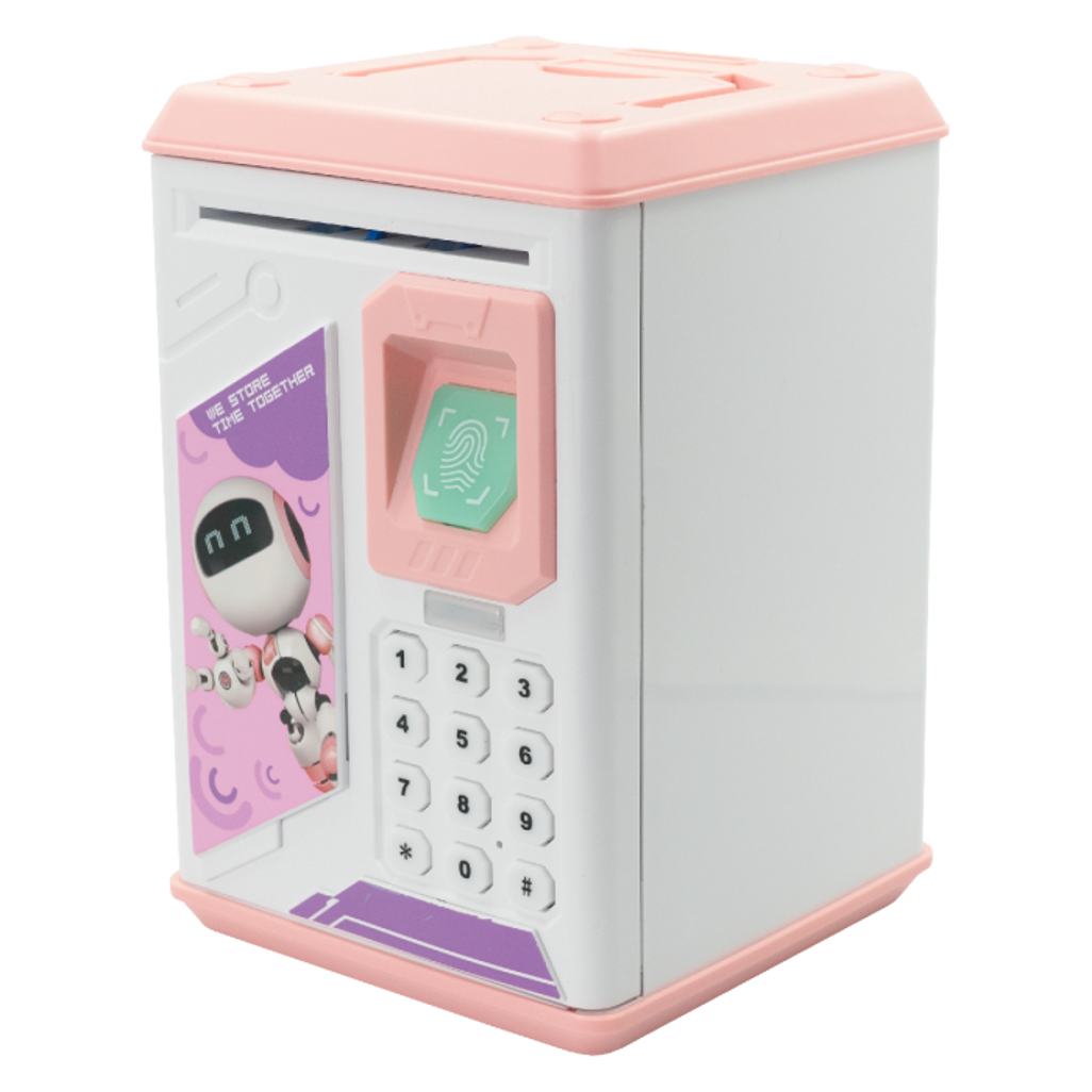 Volkano Kids Robo Vault Series Kids Money Saving Vault - Pink