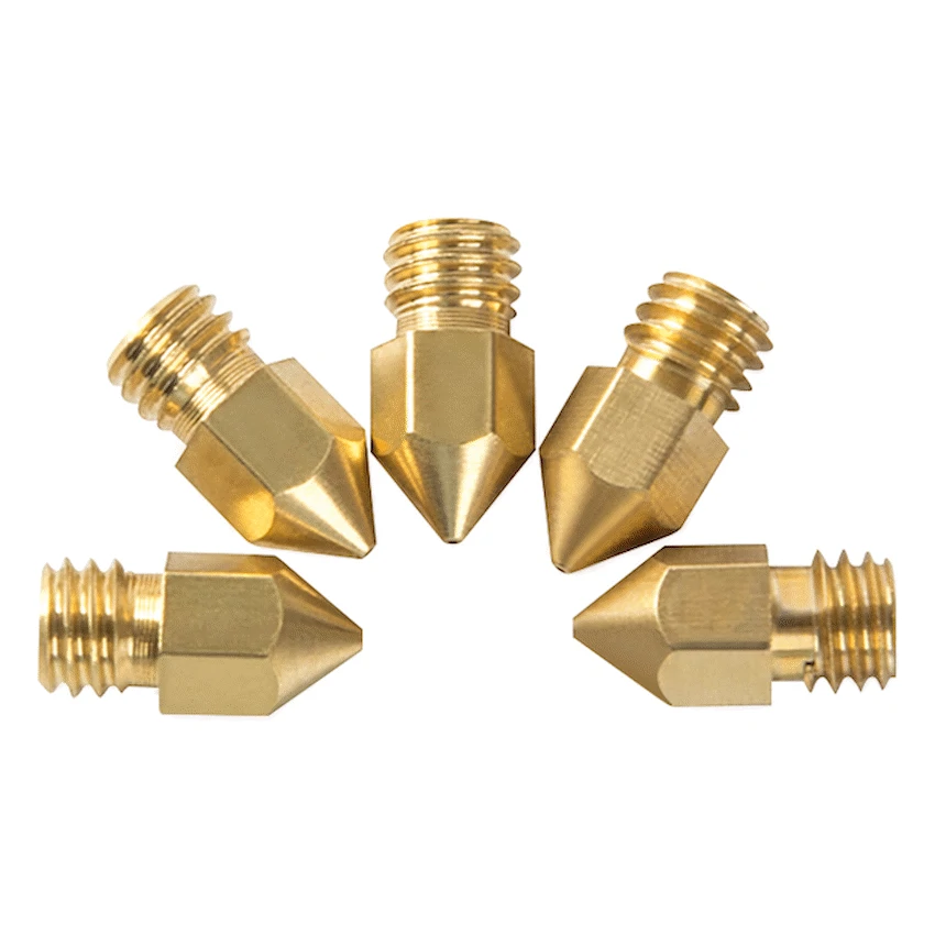 Creality M6 0.4mm Brass Nozzle - Big Head - 5 Pcs - image 3