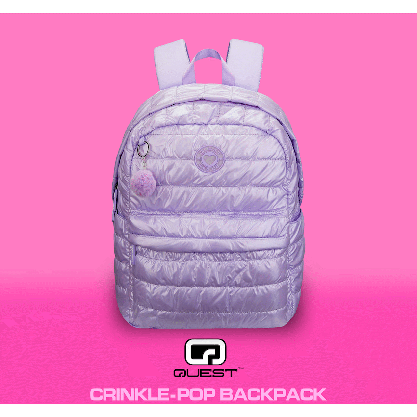 Quest Crinkle-Pop Backpack Lilac - image 3