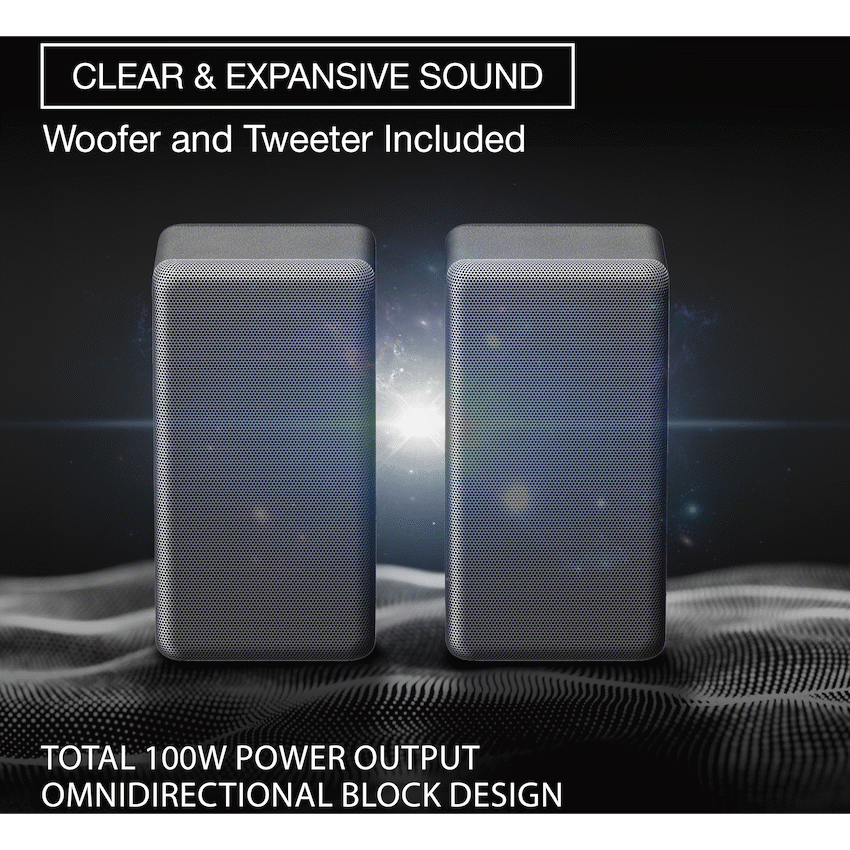 Sony SA-RS3S 100w Total Additional Wireless Rear Speakers - image 3