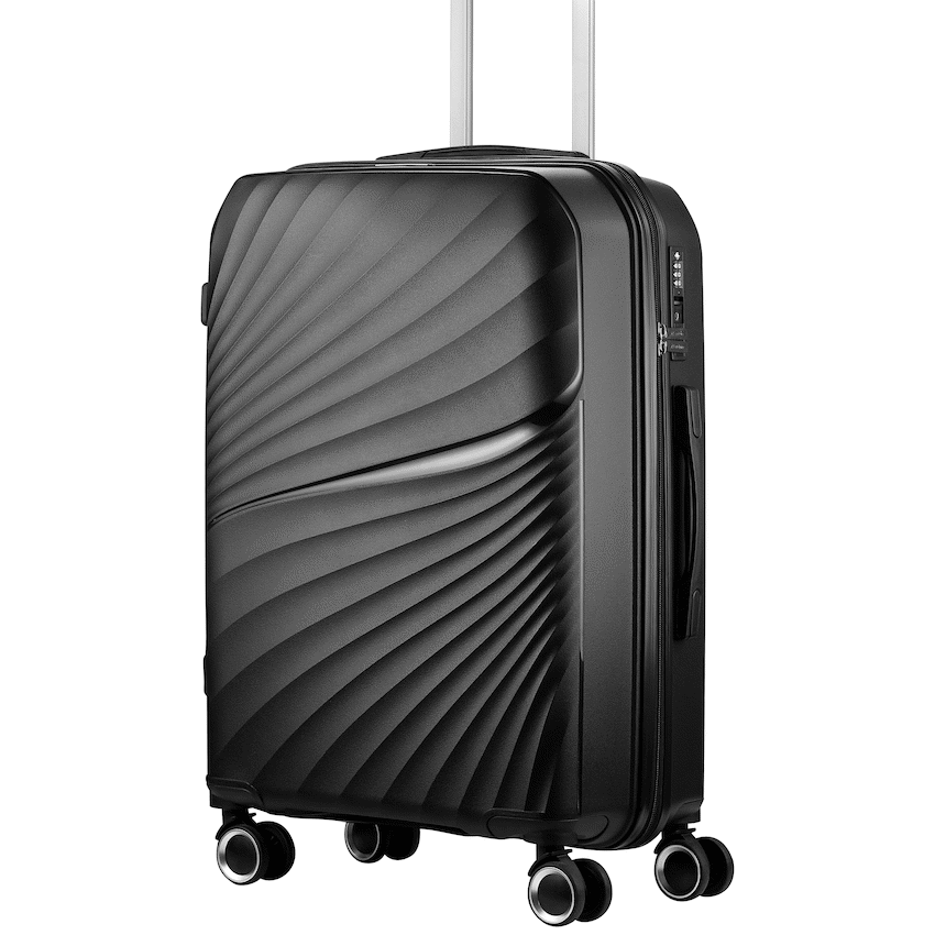 Travelwize Quartz PP 66cm 4-Wheels Spinner Luggage - Black - image 3