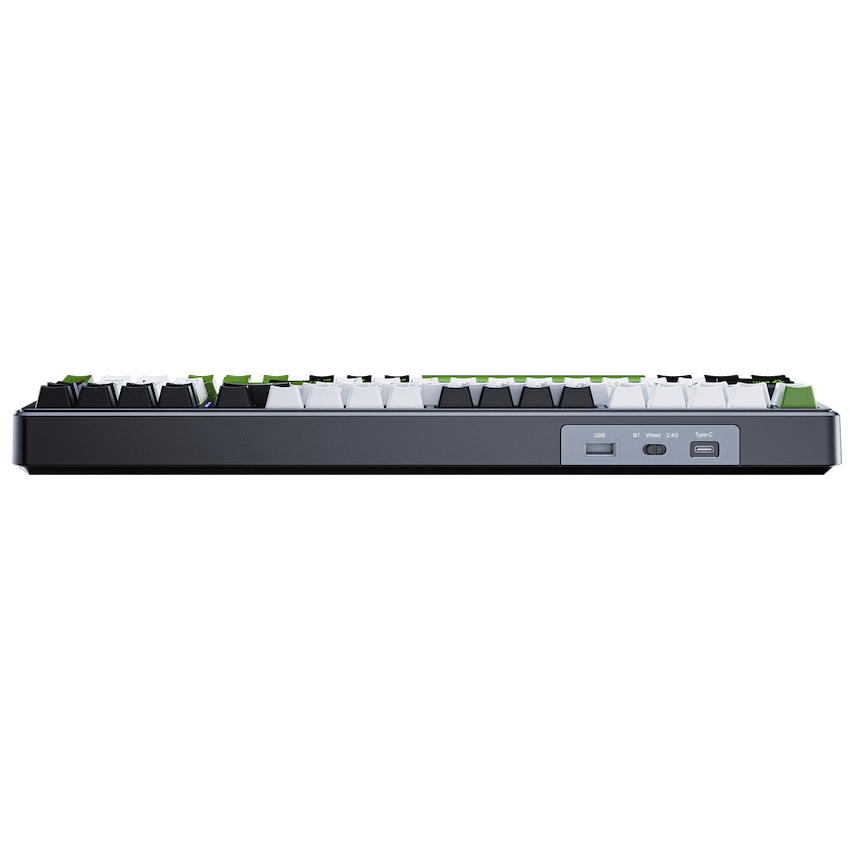 Aula Mechanical Gasket 80% Keyboard Multimode - Black/White/Grey - image 3