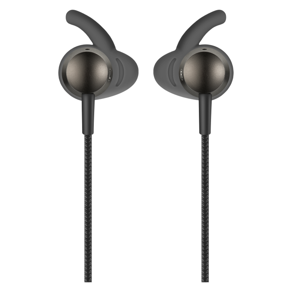 Volkano Titanium Series AUX Earphone - Gun Metal
