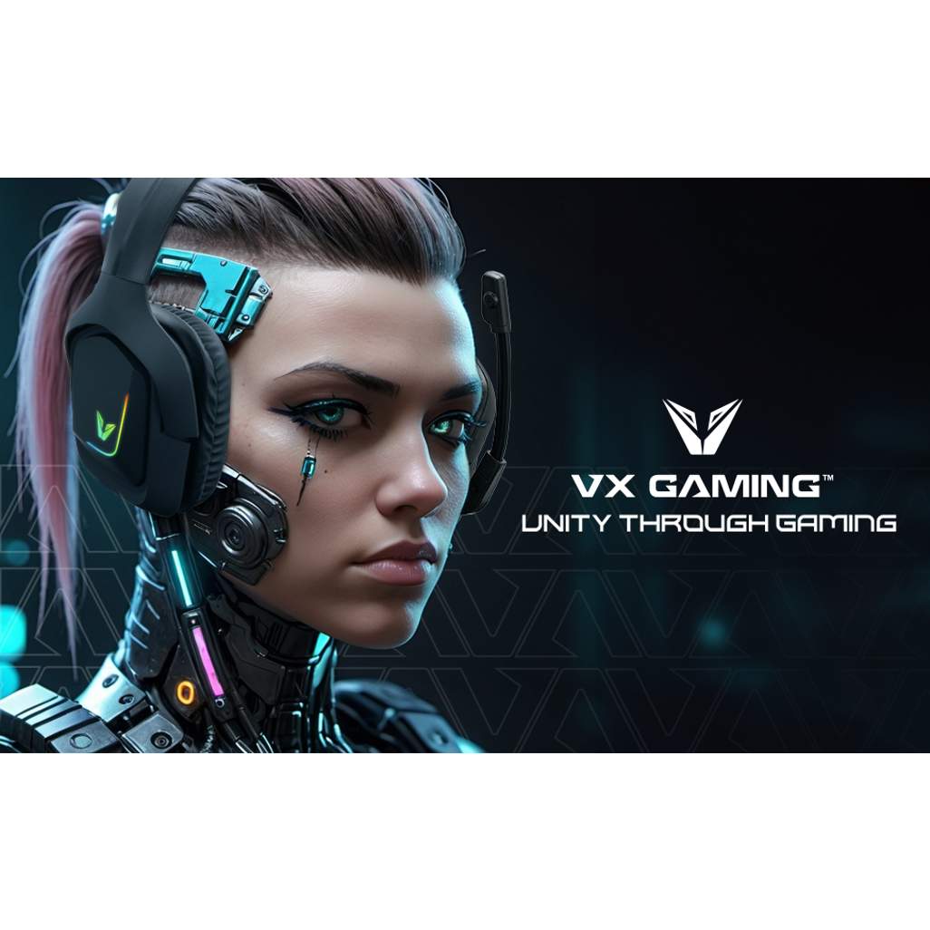 VX Gaming Comms Series 7.1 Headphone - Black