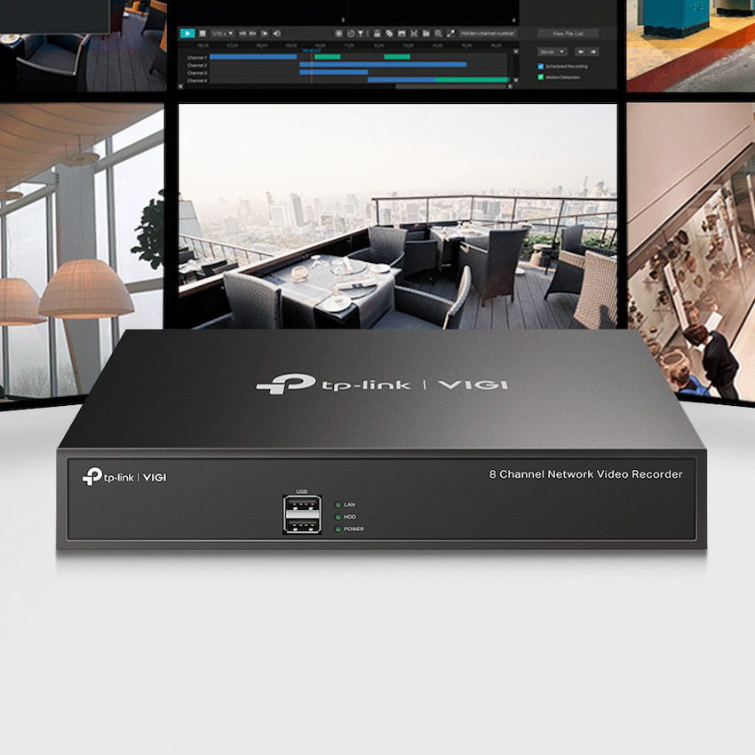 TP-Link Vigi NVR1008H 8-Channel Network Video Recorder - image 3
