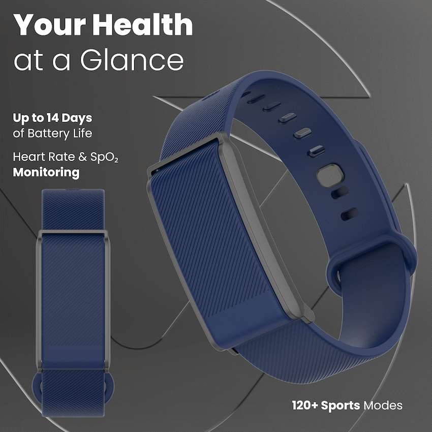 Volkano Vida Series  Smart Band -Navy - image 3