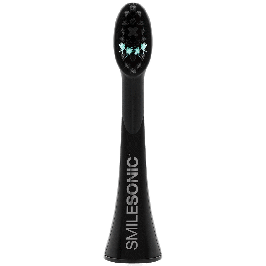 2 Replacement toothbrush heads - Black - image 3