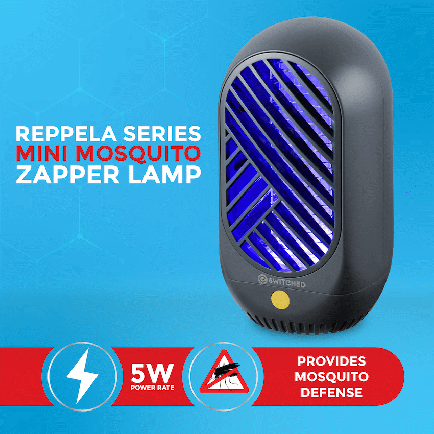 Switched Reppela Series - Mini 2W Mosquito Zapper Lamp 25m2  coverage - USB Power - image 3
