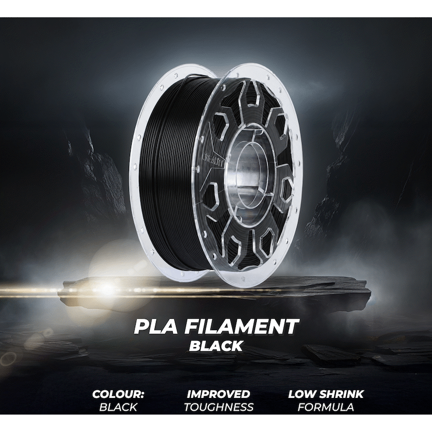 Creality CR-PLA Filament 1kg - Black - image 3