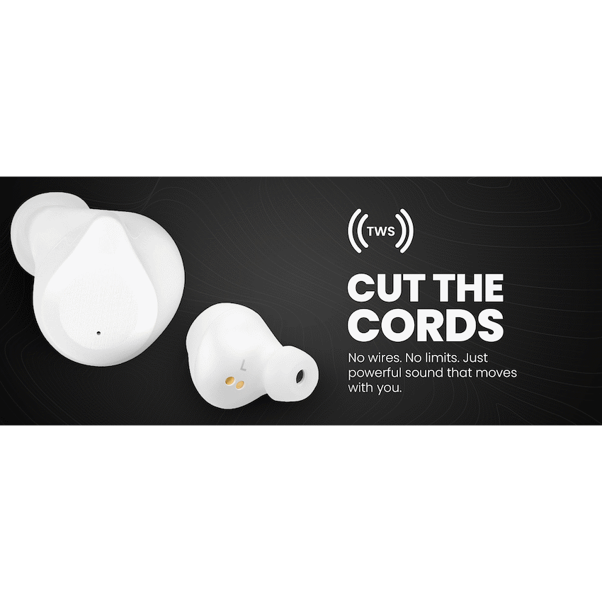 Volkano Scorpio Series True Wireless Earphones - White - image 3