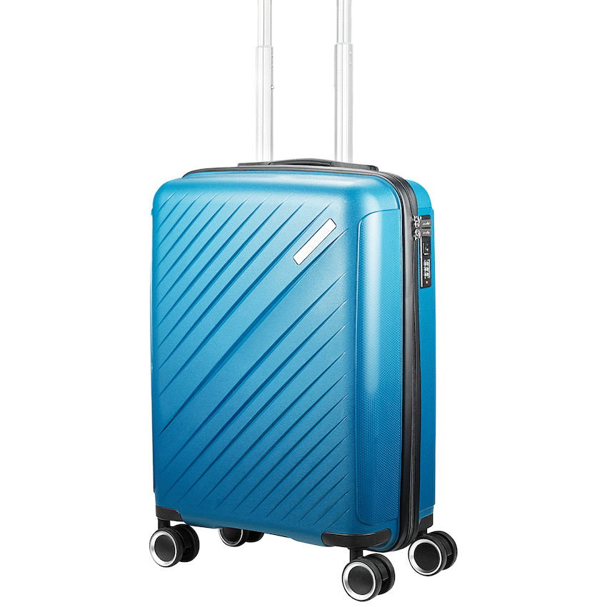 Travelwize Paros PP 4-Wheel Spinner 55cm Luggage - Teal - image 3