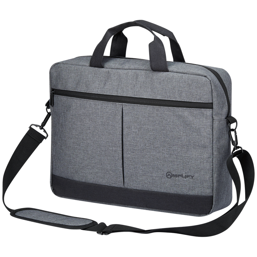 Amplify Ingwe 15.6"Laptop Shoulder Bag Black/Charcoal - image 3