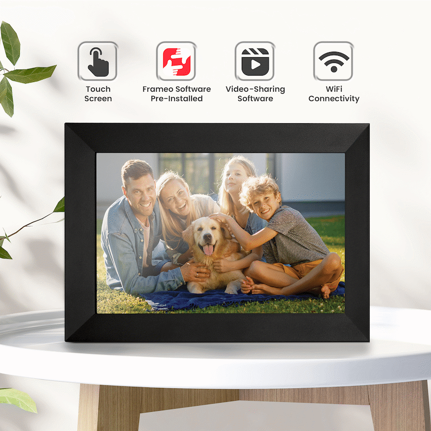 Volkano Scene Series 10.1" Smart Calendar And Digital Photo Frame with Built-In Frameo Software - image 3