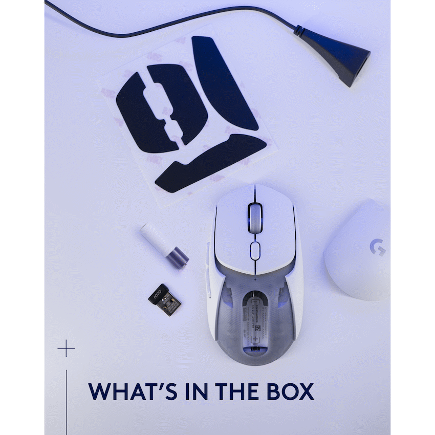 Logitech(R) G309 Lightspeed Wireless Mouse - White - image 3