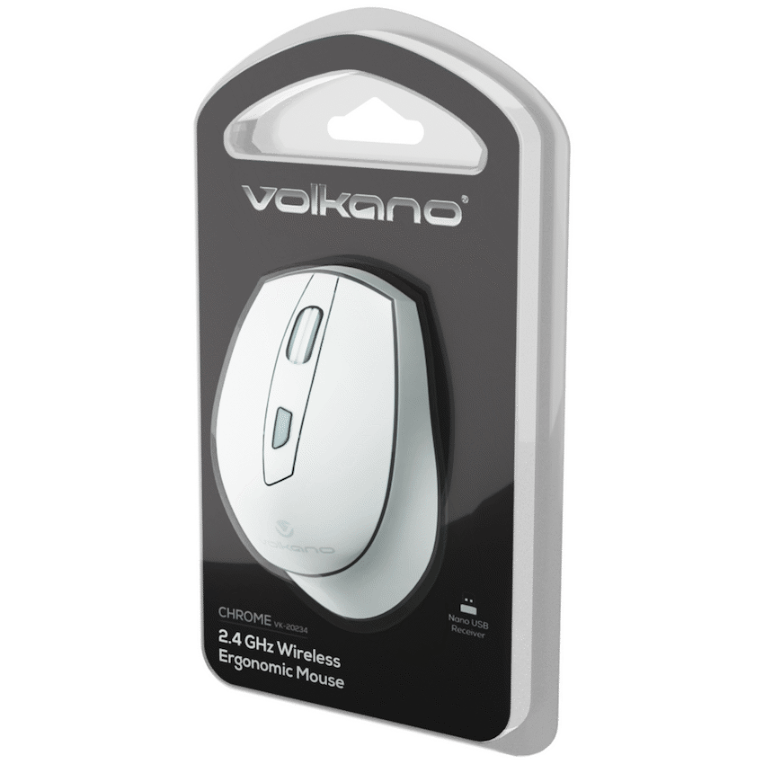 Volkano Chrome Series Wireless Mouse - Gray - image 3