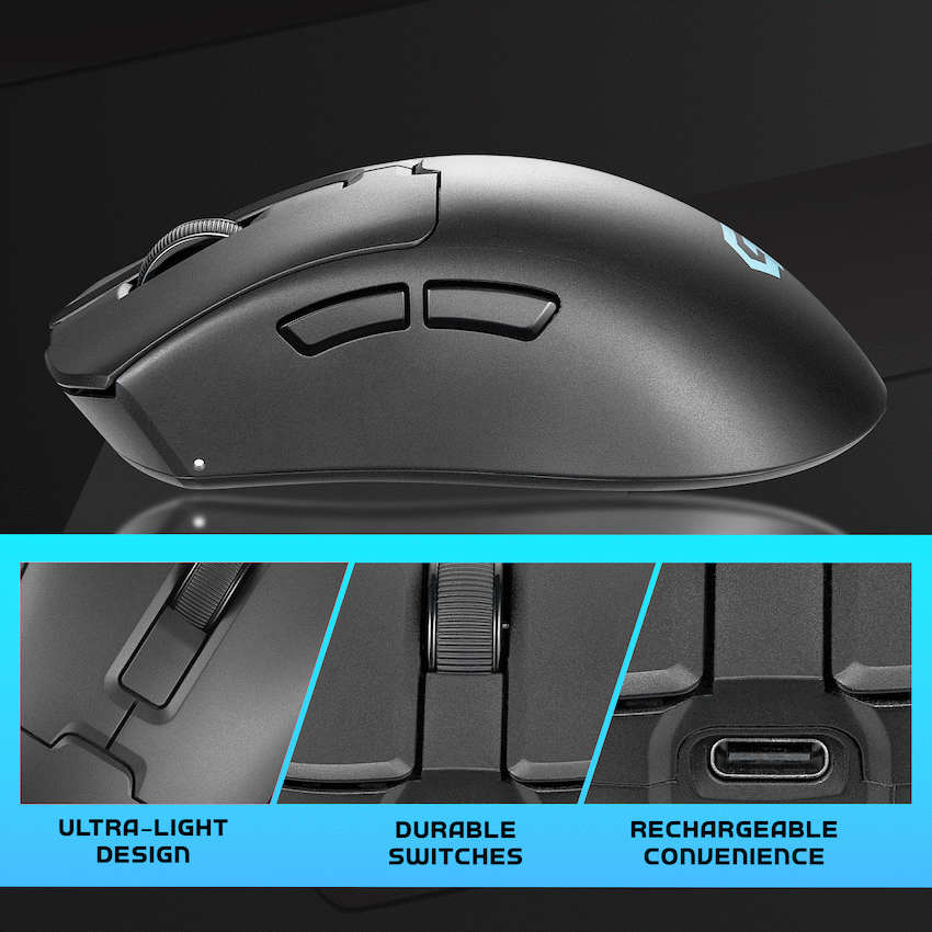 Volkano gaming Arc Ultra-Lightweight Rechargeable Gaming Mouse - image 3